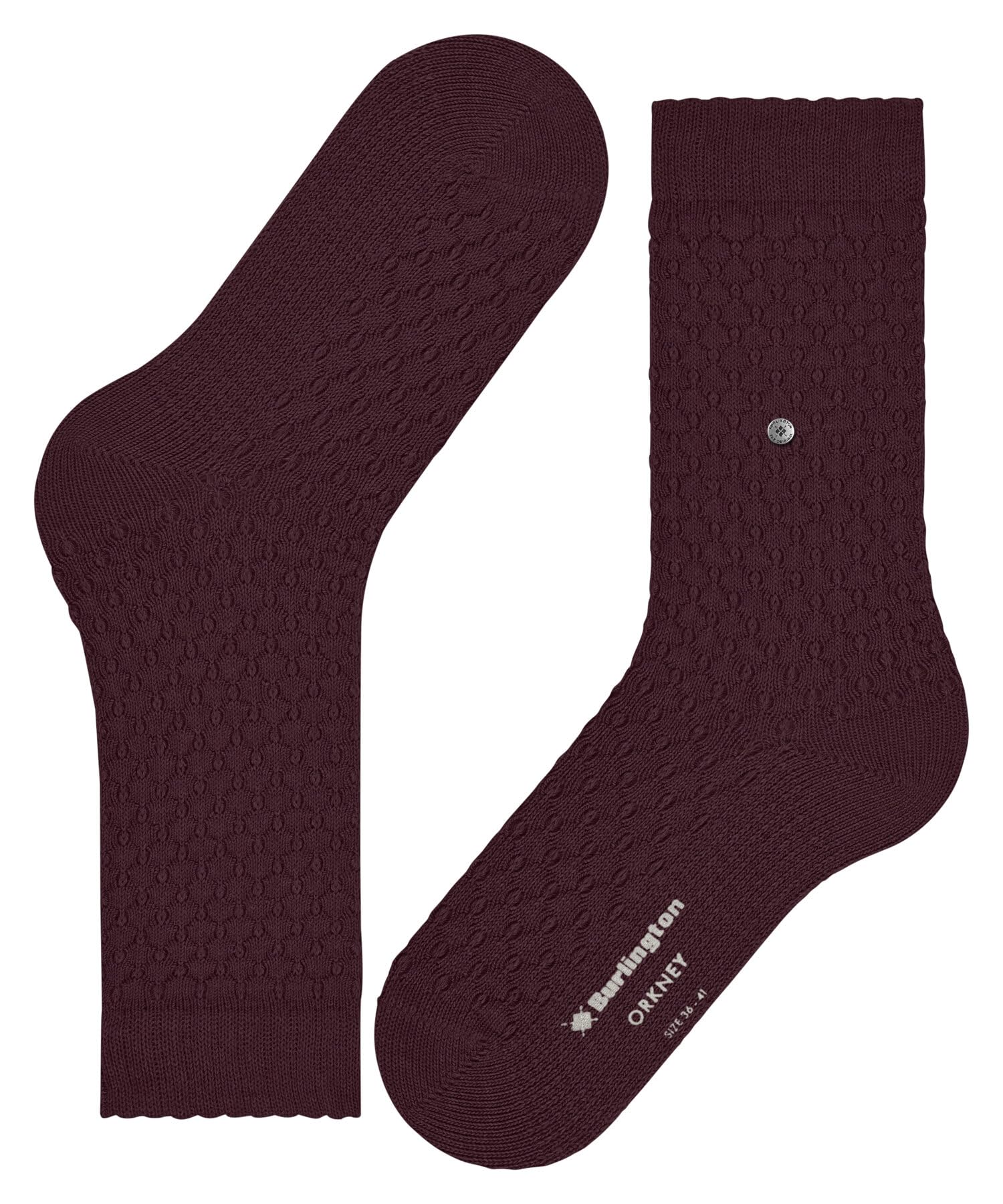 burlington-orkney-chaussettes-femme-rouge-rioja-8016-36-41 image 5