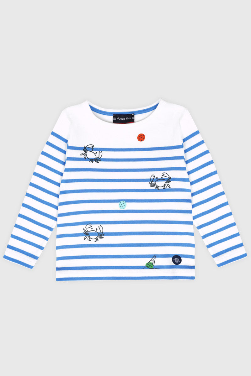 armor-lux-marini-re-crabes-enfant-coton-pais image 1