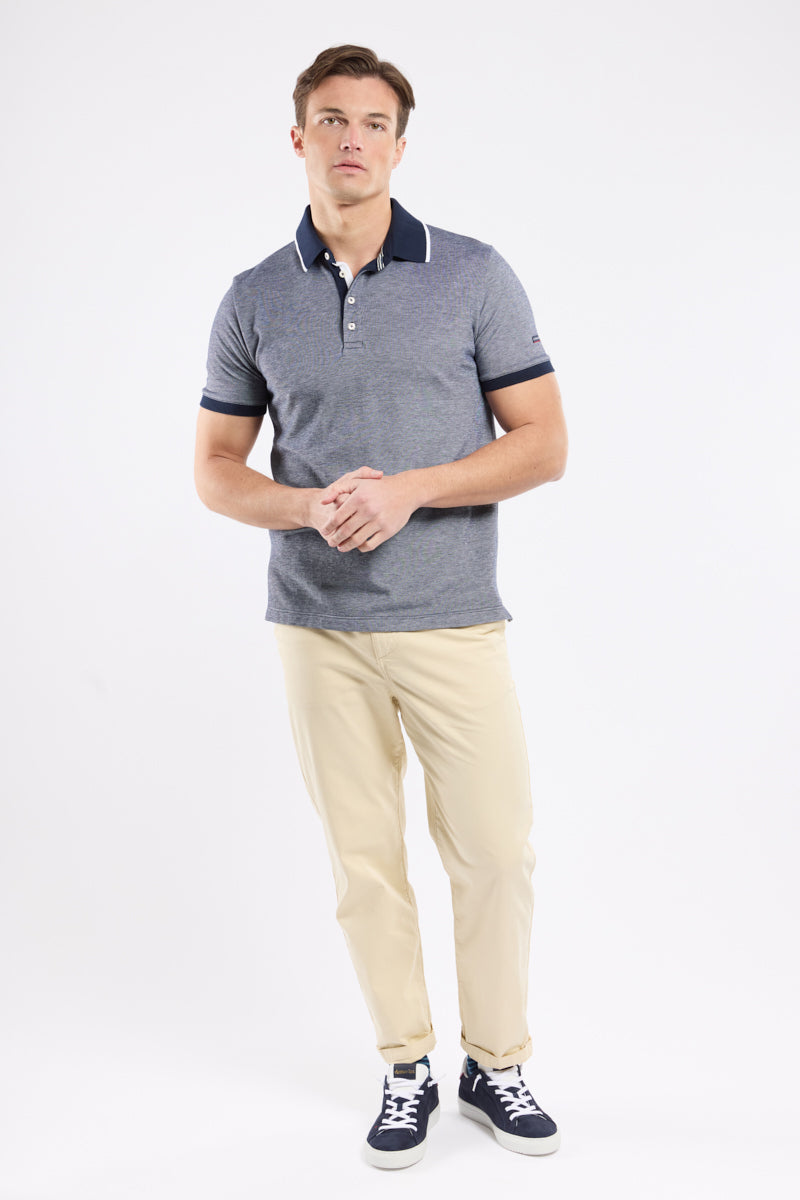 armor-lux-h-ritage-polo-manches-courtes-maille-piqu-e-coton-homme image 3