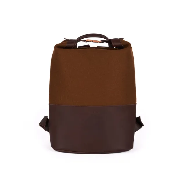 atelier-tuffery-sac-dos-causses-cuir-laine-fran-aise-chocolat image 1