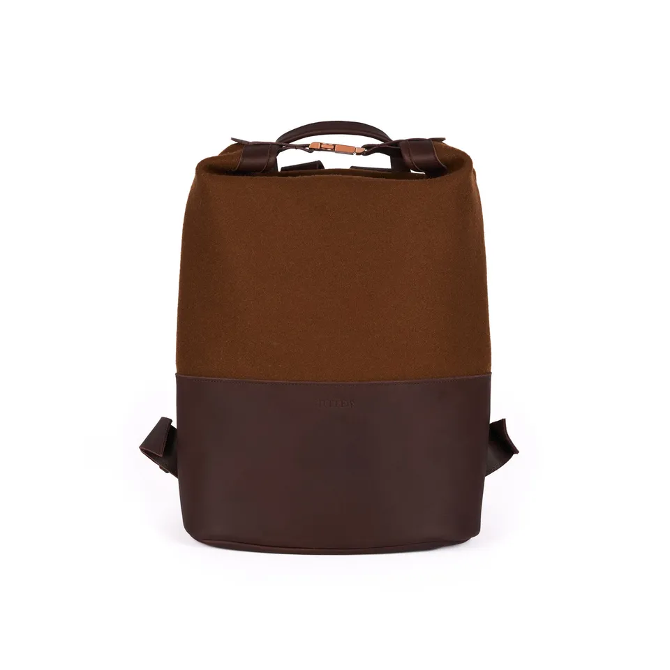 atelier-tuffery-sac-dos-causses-cuir-laine-fran-aise-chocolat image 1