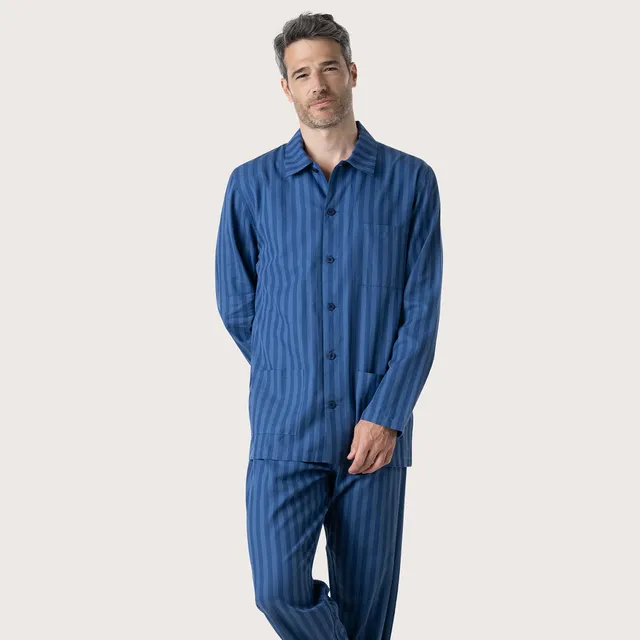 eminence-pyjama-long-droit-homme-popeline-coton image 1