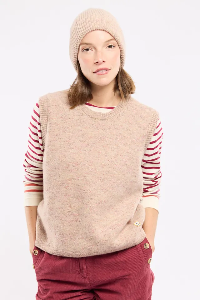 armor-lux-pull-sans-manche-h-ritage-femme-100-laine image 1