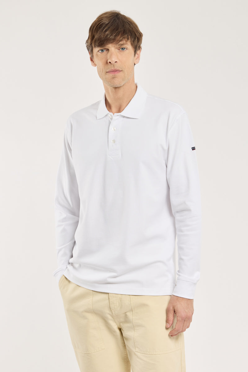 armor-lux-polo-hanvec-polo-homme-manches-longues-maille-piqu-e image 1