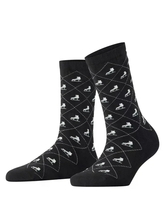 burlington-ice-skate-chaussettes-femme-coton-respirant-no-l image 1