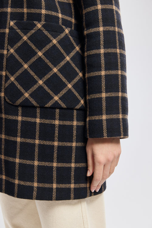 armor-lux-duffle-coat-femme-carreaux-drap-de-laine image 6