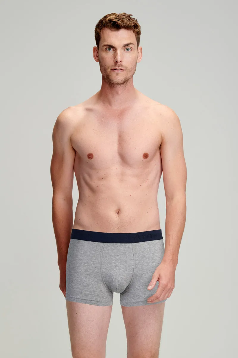 armor-lux-h-ritage-boxer-homme-uni-coton-bio-stretch image 1