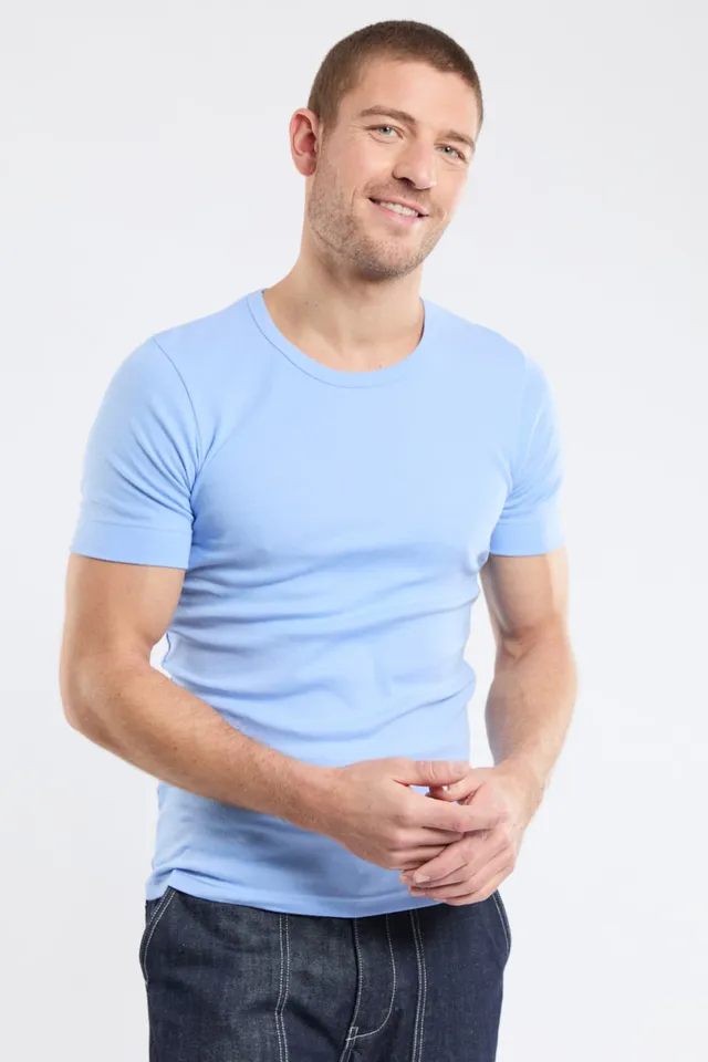 armor-lux-h-ritage-t-shirt-col-rond-homme-coton-pais-bio image 1