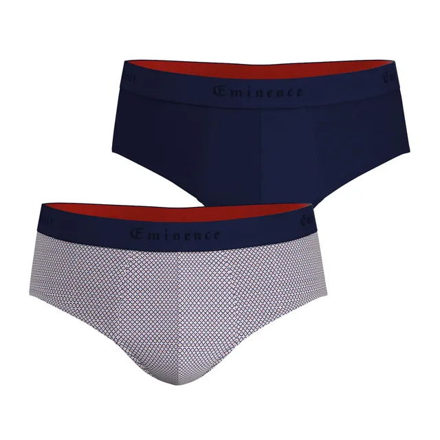 lot-de-2-slips-homme-fait-en-france-eminence-cocarde-marine image 1
