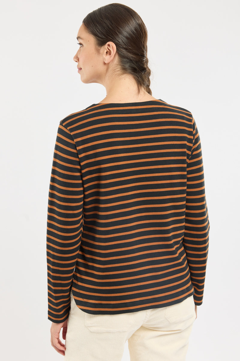 armor-lux-marini-re-col-lacet-coton-femme image 5
