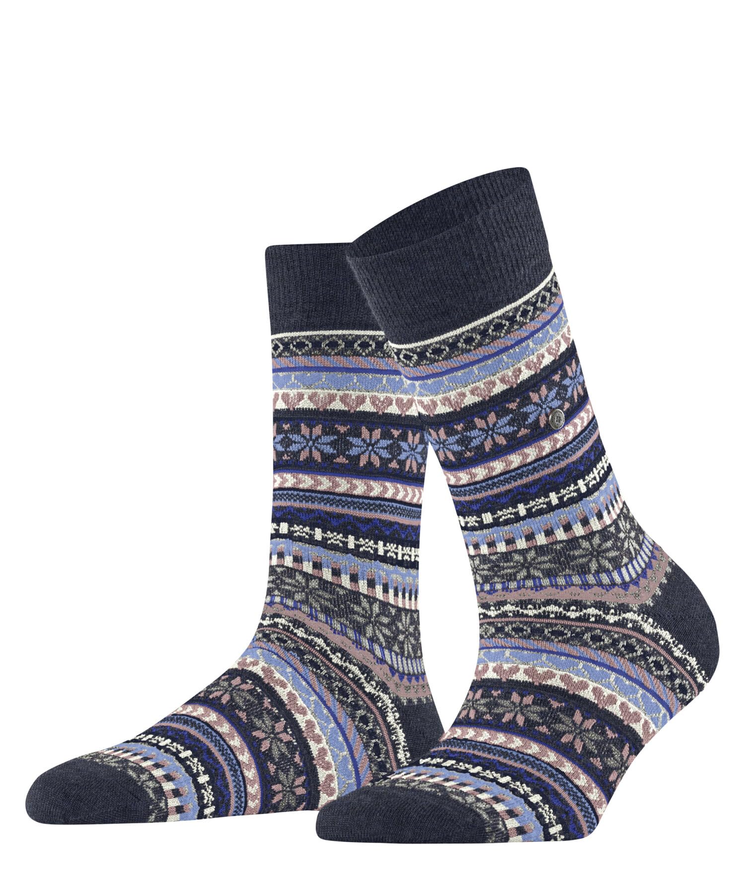 burlington-fair-isle-delight-chaussettes-femme-laine-respirante image 7