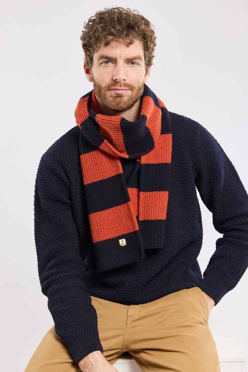 armor-lux-charpe-ray-e-homme-100-lambswool-h-ritage image 2