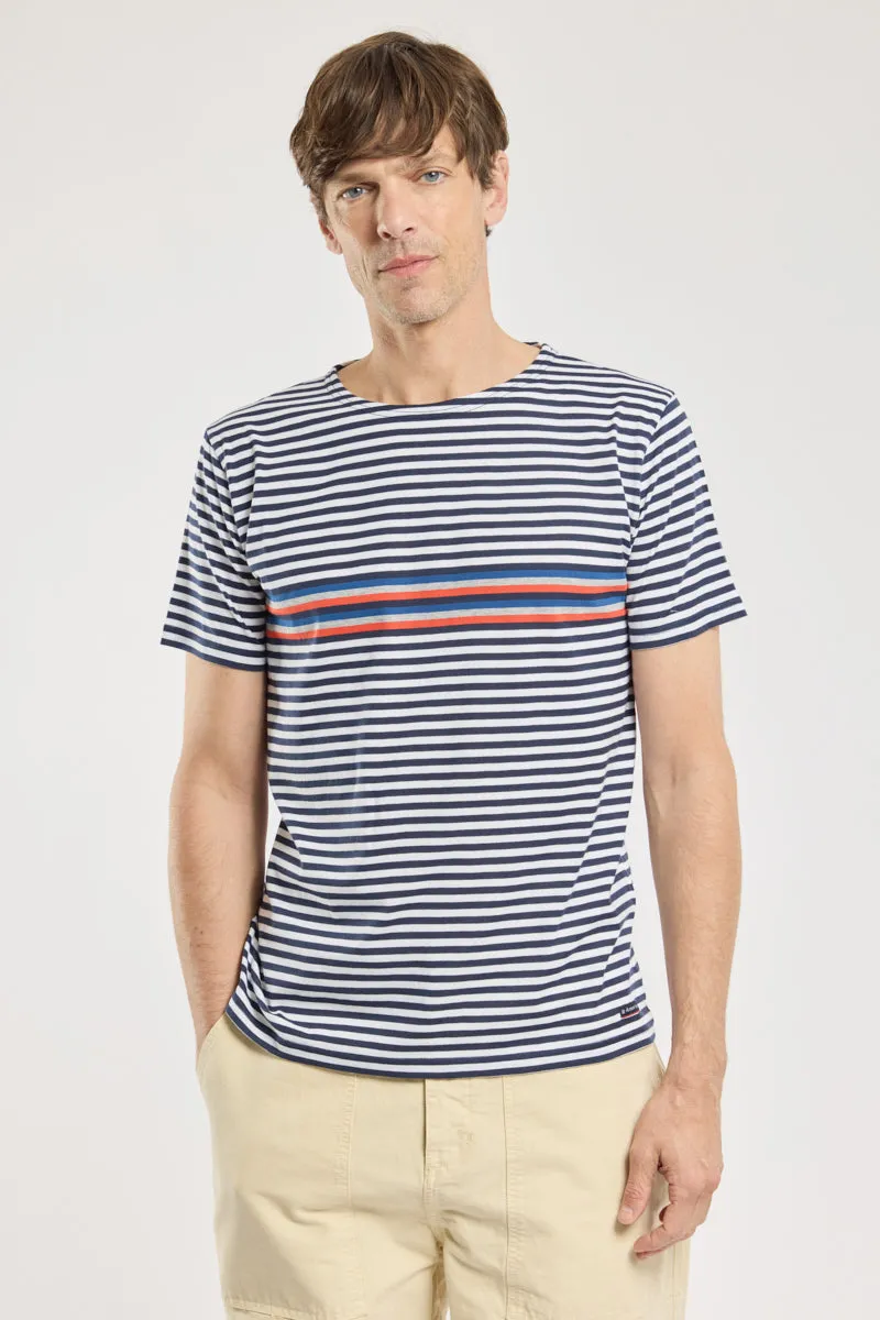 armor-lux-marini-re-bicolore-homme-manches-courtes-coton-l-ger image 1
