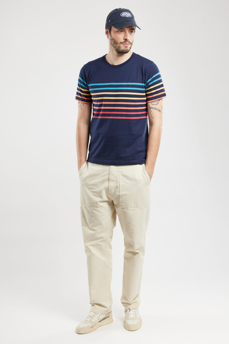 armor-lux-t-shirt-ray-coton-l-ger-homme image 3