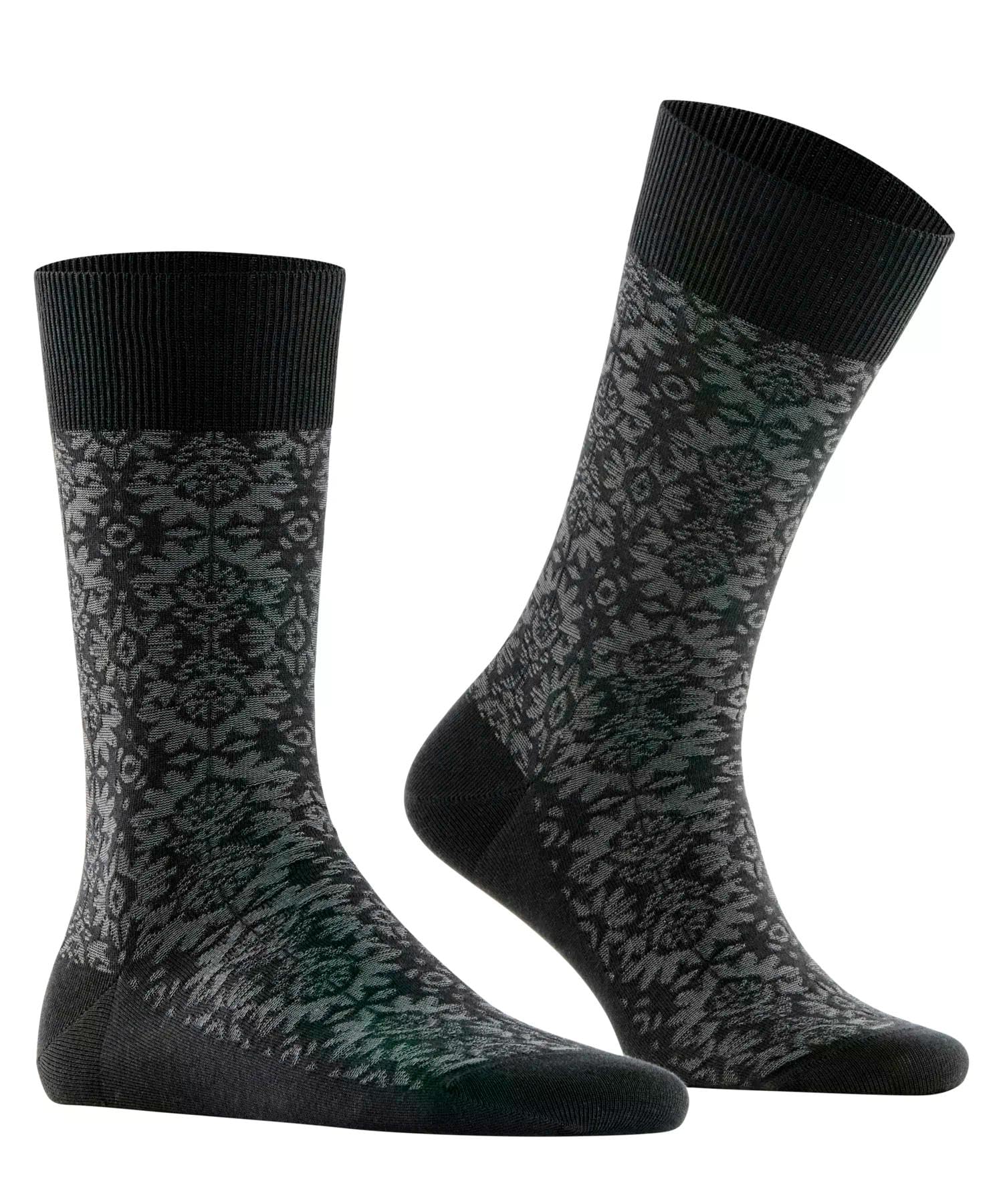 burlington-ornamental-chaussettes-homme-coton-respirant-motif-floral image 5
