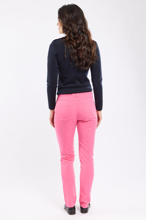 armor-lux-pantalon-slim-femme-coton-stretch-entrejambe-79-cm image 3