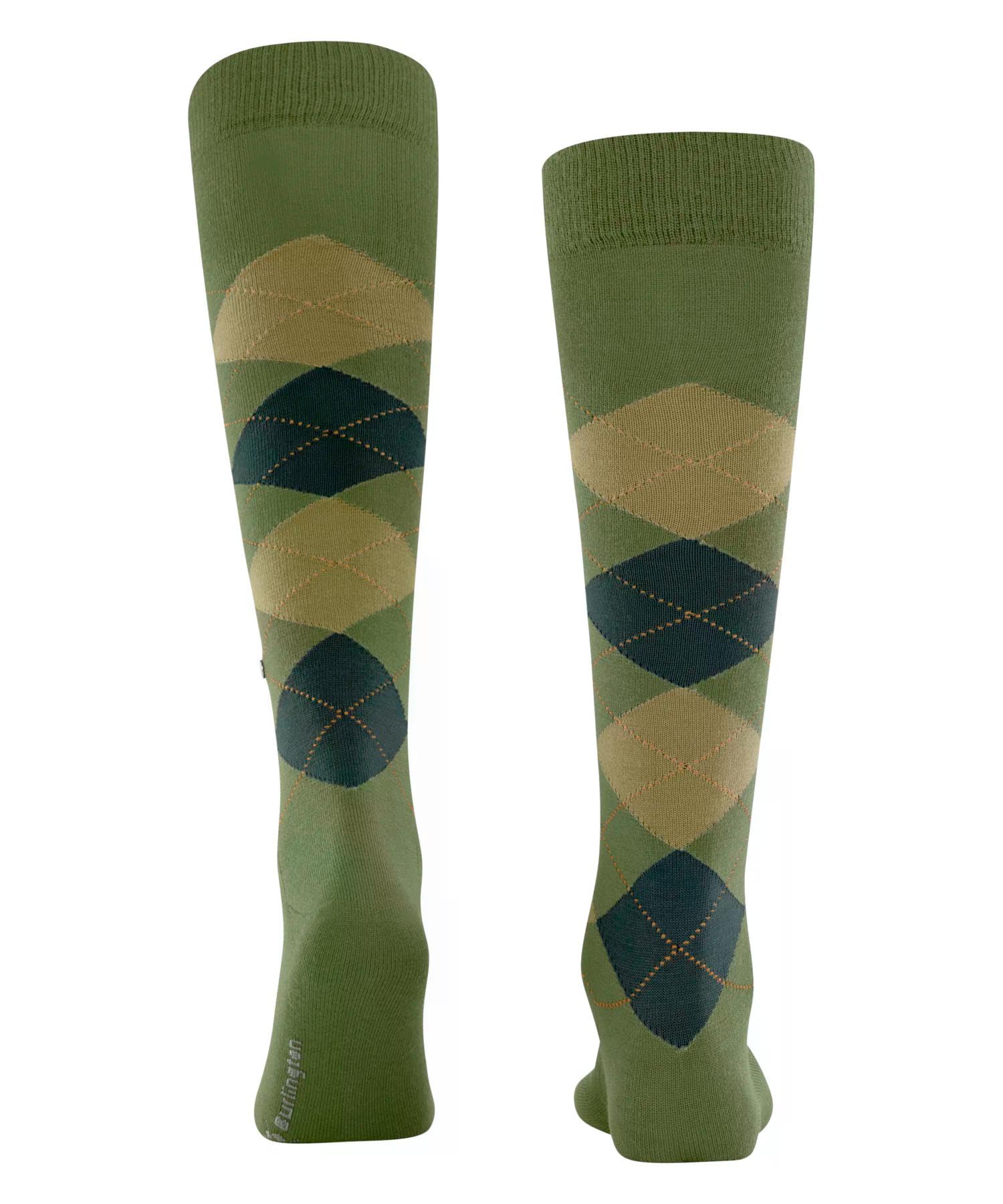 burlington-edinburgh-chaussettes-longues-homme-vert-jade-7685-40-46 image 2