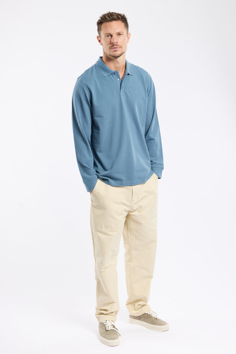 armor-lux-polo-manches-longues-homme-coton-piqu image 3