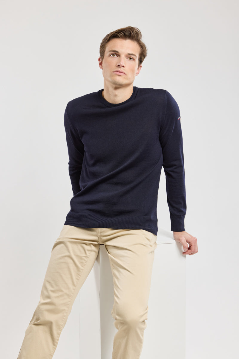 armor-lux-pull-damgan-homme-100-laine-m-rinos-col-rond image 5
