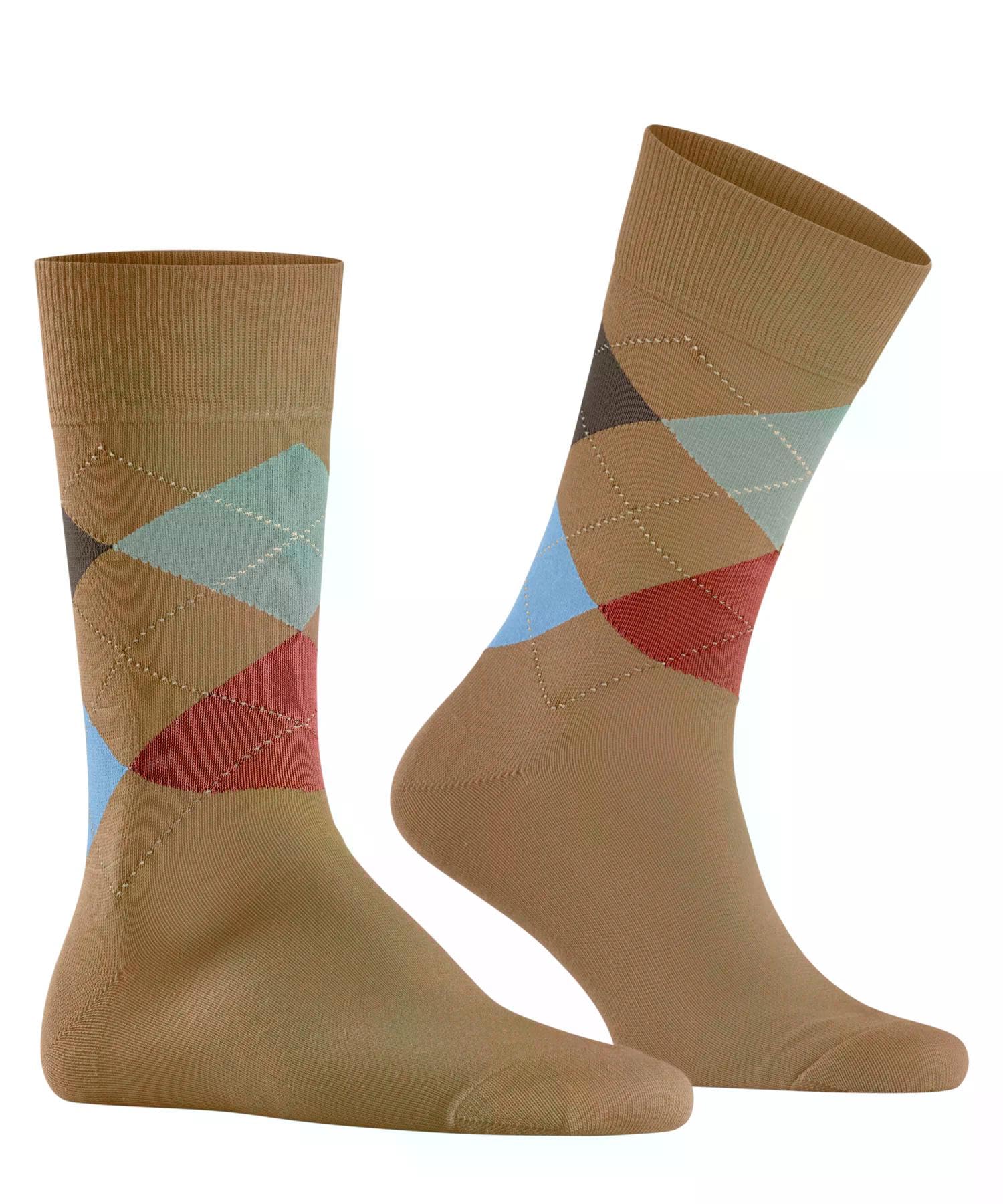 burlington-king-chaussettes-homme-coton-fantaisie-marron-bisquit-5154-40-46 image 3
