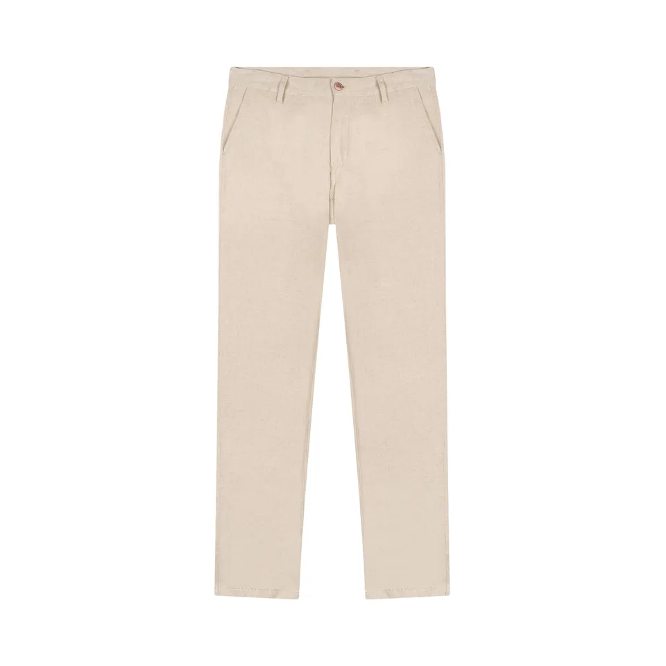 atelier-tuffery-chino-ernest-homme-droit-ajust-chanvre-naturel image 1
