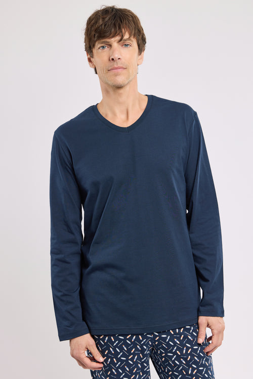 armor-lux-pyjama-homme-print-coton-l-ger image 4