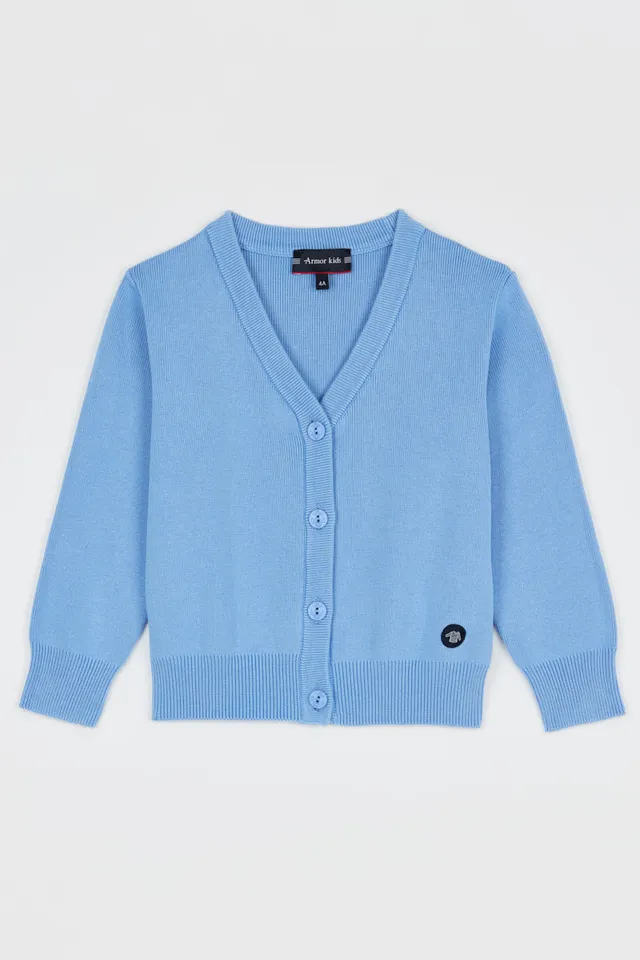 armor-lux-cardigan-boutonn-kids-coton-col-v image 1