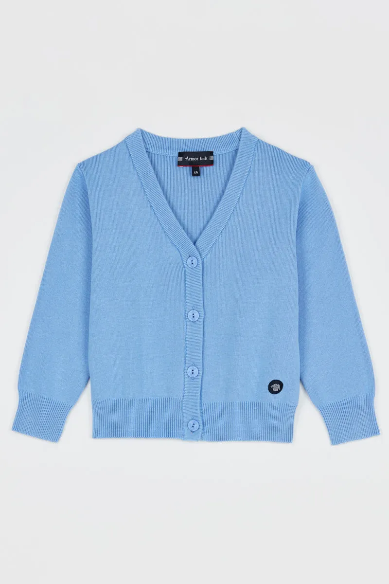 armor-lux-cardigan-boutonn-kids-coton-col-v image 1