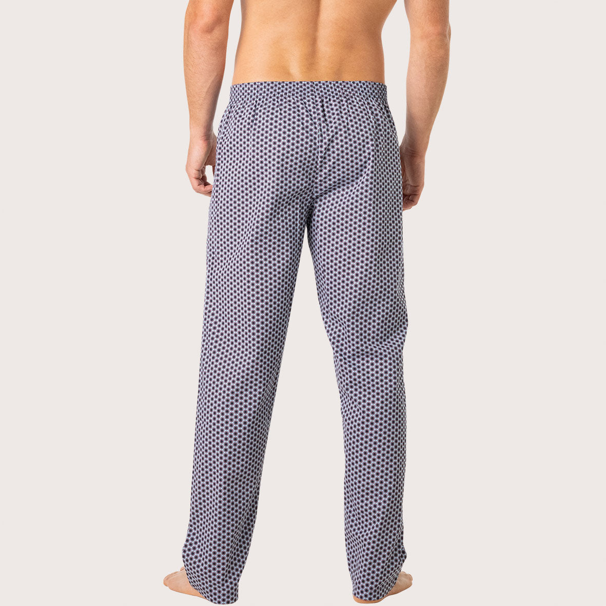 eminence-pyjama-long-ouvert-homme-popeline-coton-5-boutons image 6