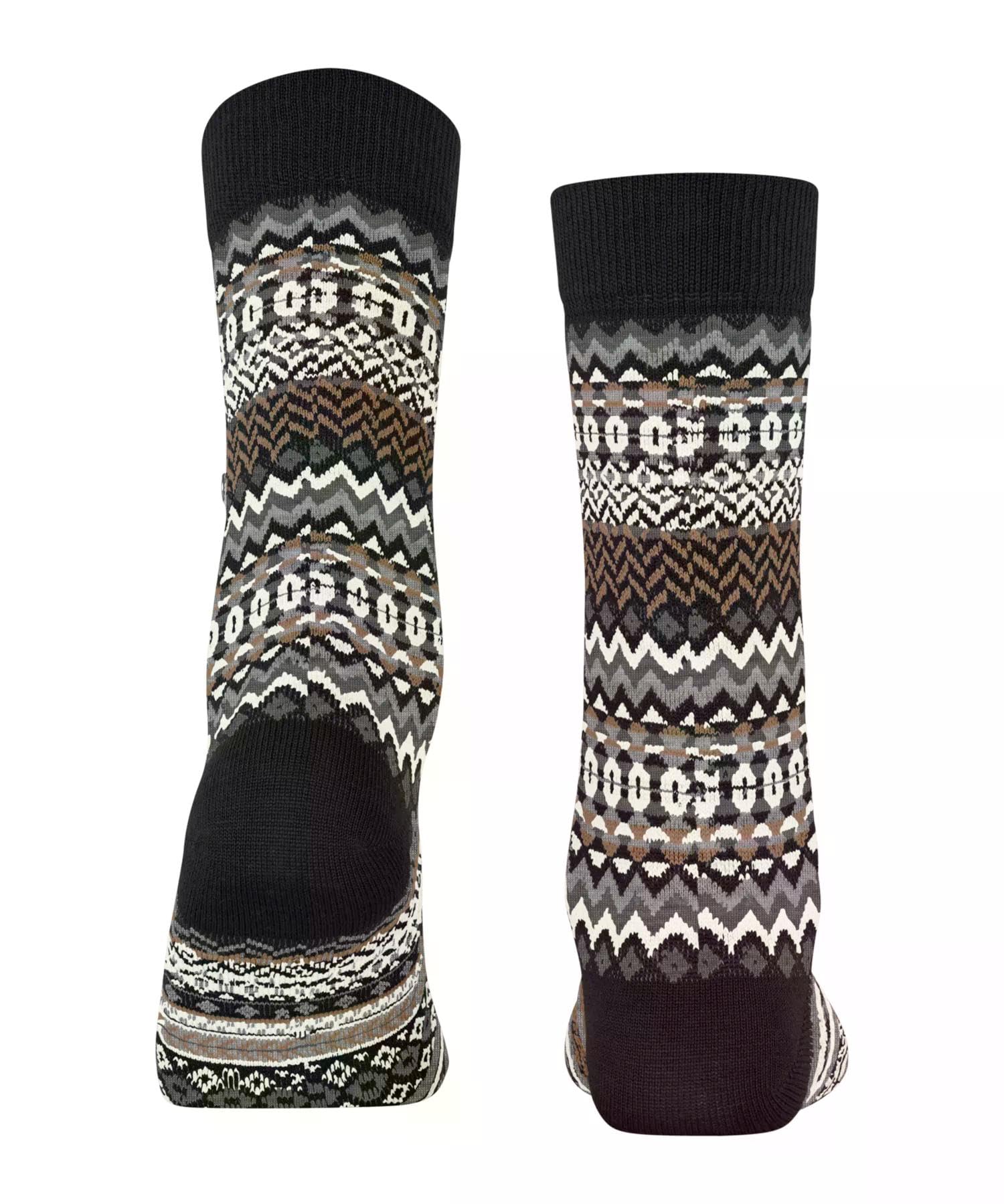 burlington-fair-isle-chaussettes-femme-laine-respirante-motif-h-ritage image 2