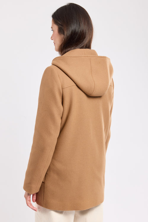 armor-lux-duffle-coat-femme-laine-doublure-rouge-h-ritage image 4