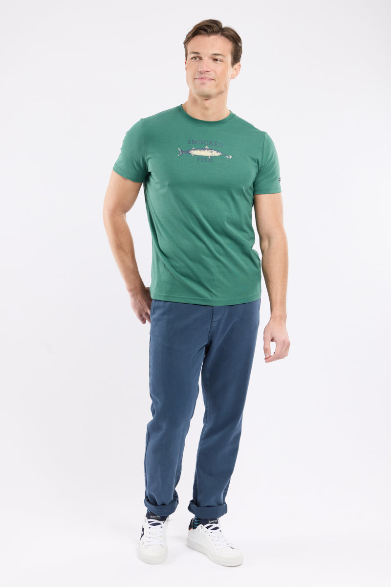 armor-lux-h-ritage-t-shirt-homme-coton-l-ger-s-rigraphie-marine-2 image 3