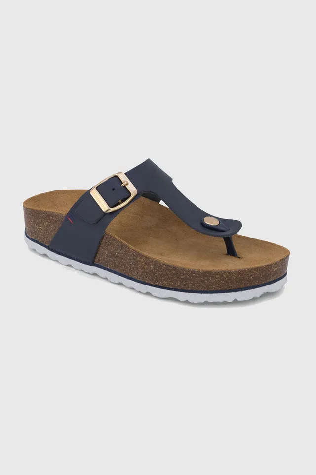 armor-lux-zenith-mules-une-bride-cuir-bleu-marine image 1