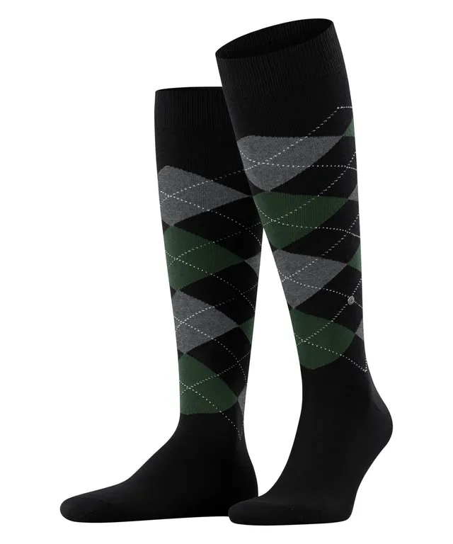 burlington-king-chaussettes-longues-homme-coton-noir-black-3004-40-46 image 1