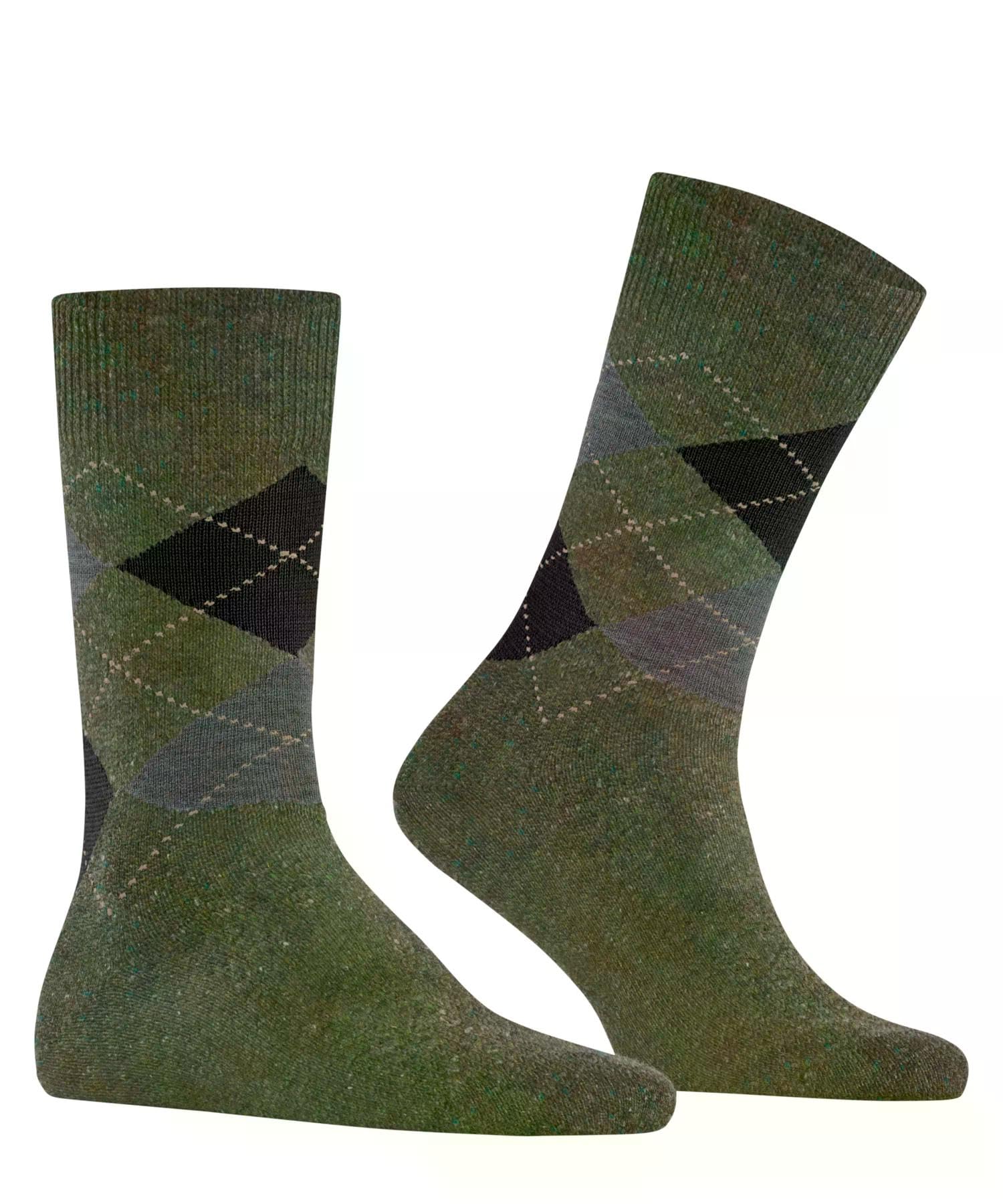 burlington-dundee-m-chaussettes-homme-laine-viscose-vert-jasper-melange-7423-40- image 4