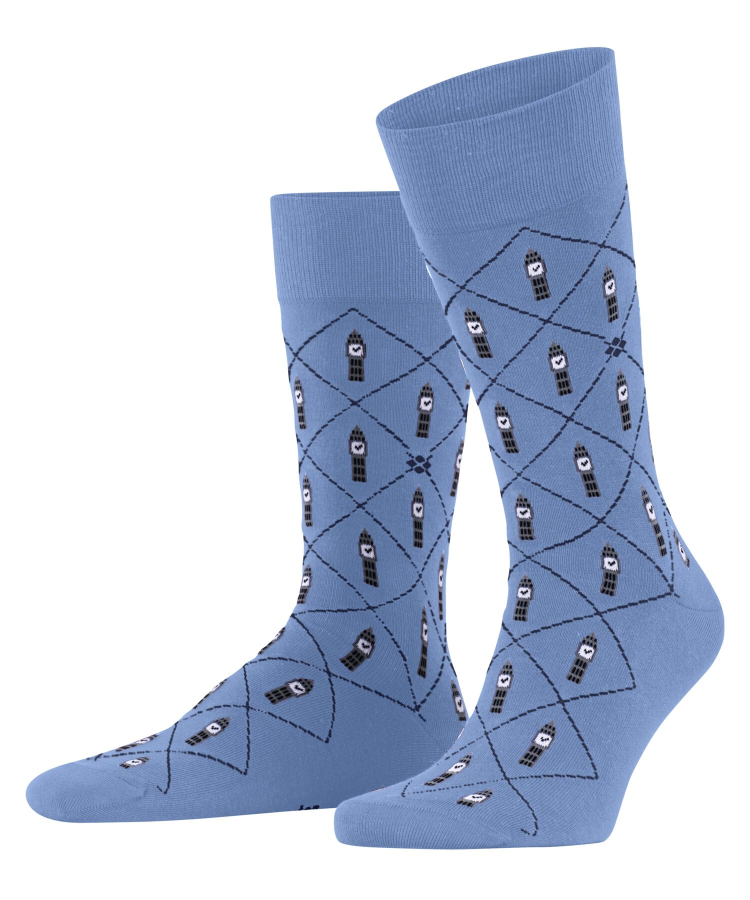 burlington-big-ben-chaussettes-homme-coton-biologique-opaque-motif-britannique image 7