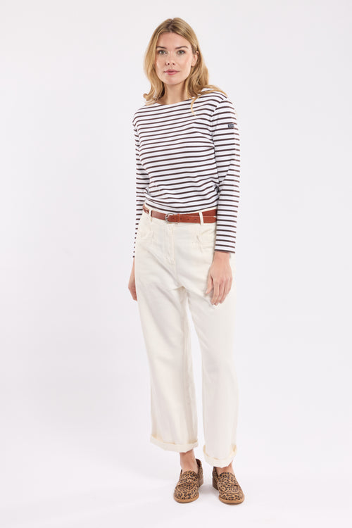 armor-lux-marini-re-femme-interlock-coton-col-bateau-2 image 3