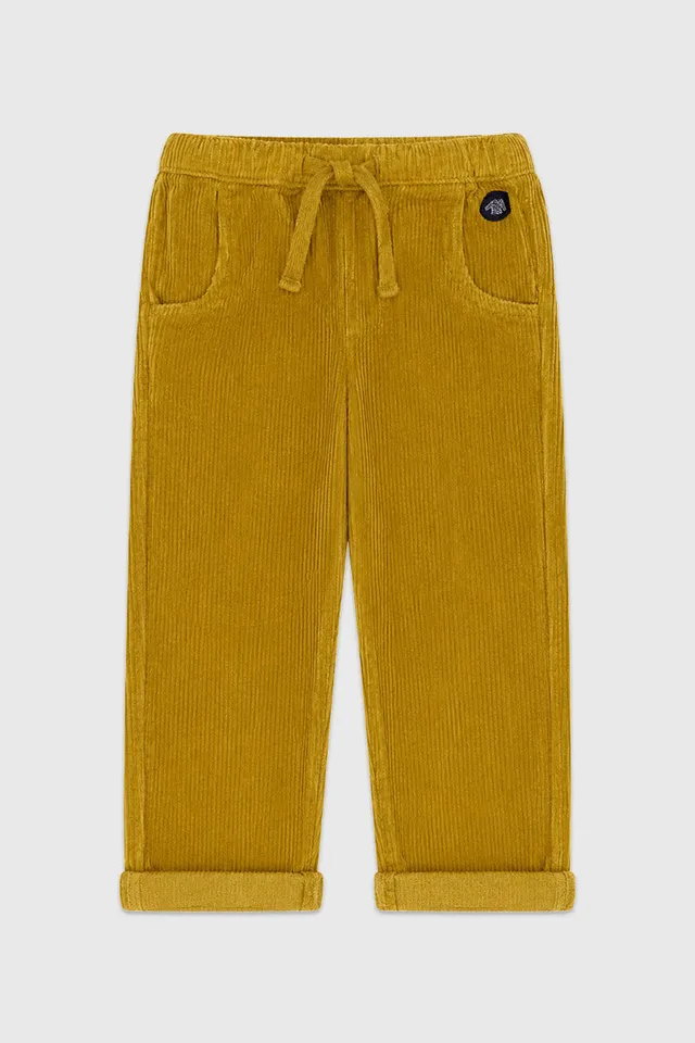 armor-lux-pantalon-enfant-velours-coton-ceinture-lastique image 1