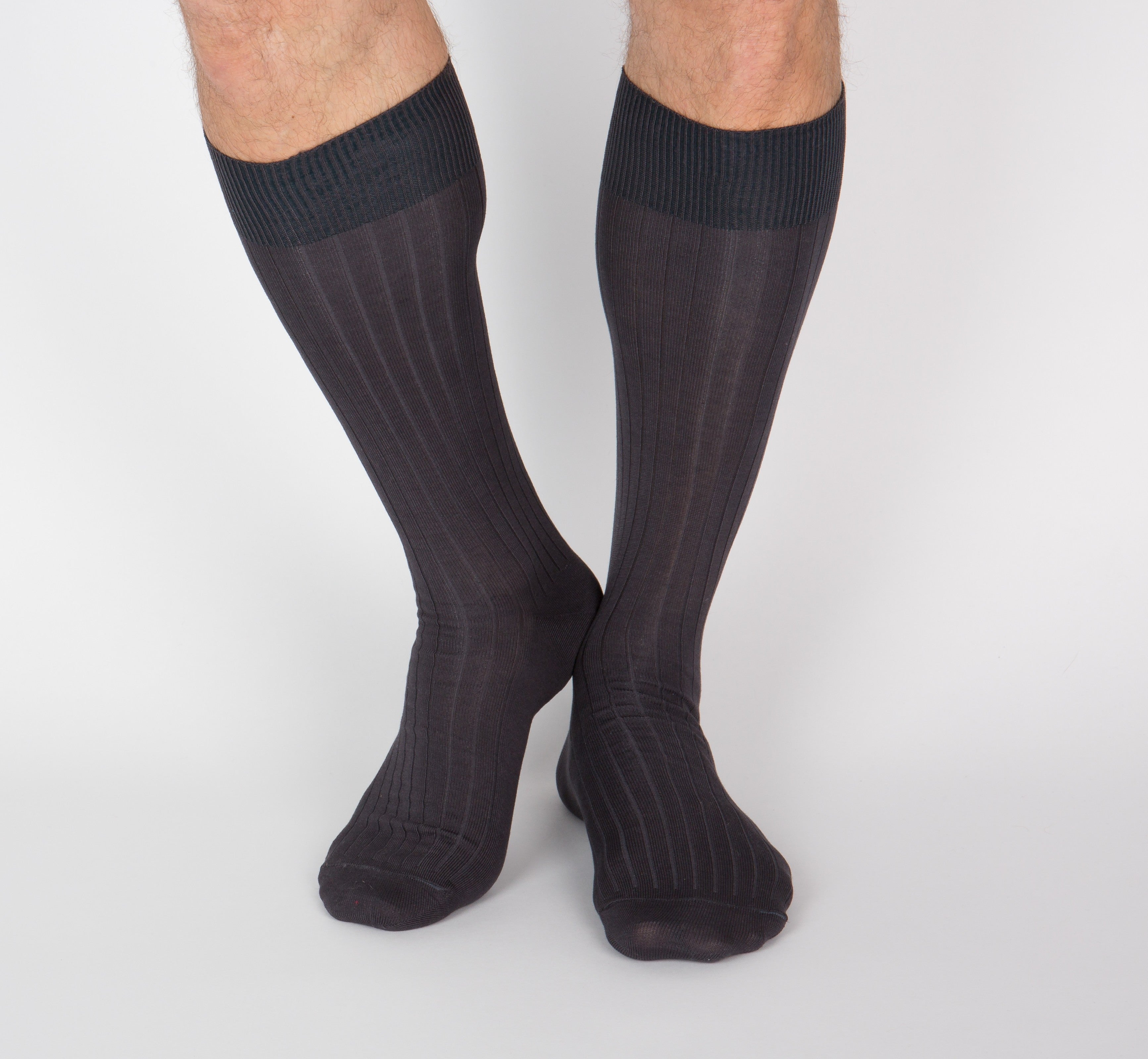 archiduchesse-chaussettes-de-luxe-fil-d-cosse-gris-anthracite image 6