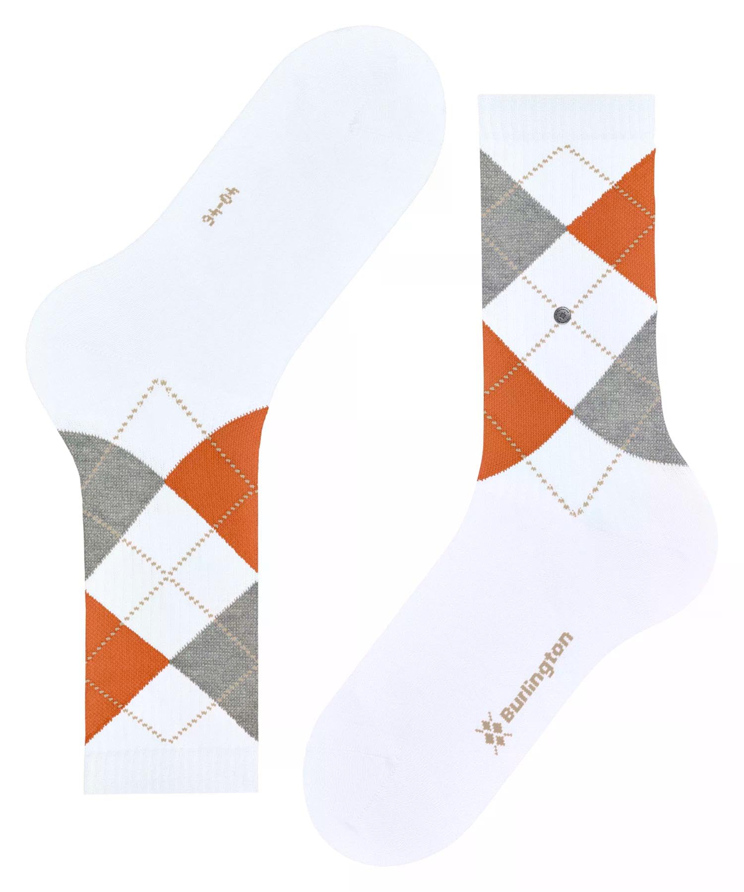 burlington-rib-court-chaussettes-homme-coton-unies-blanc-white-2002-40-46 image 7
