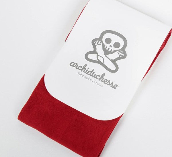 archiduchesse-rouge-carmin-collant-semi-opaque-40-deniers image 3