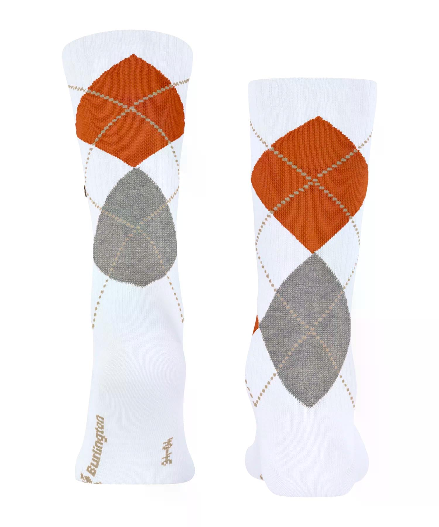 burlington-rib-court-chaussettes-homme-coton-unies-blanc-white-2002-40-46 image 2
