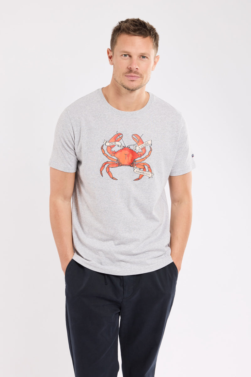 armor-lux-t-shirt-homme-crabe-coton-l-ger-col-rond image 1
