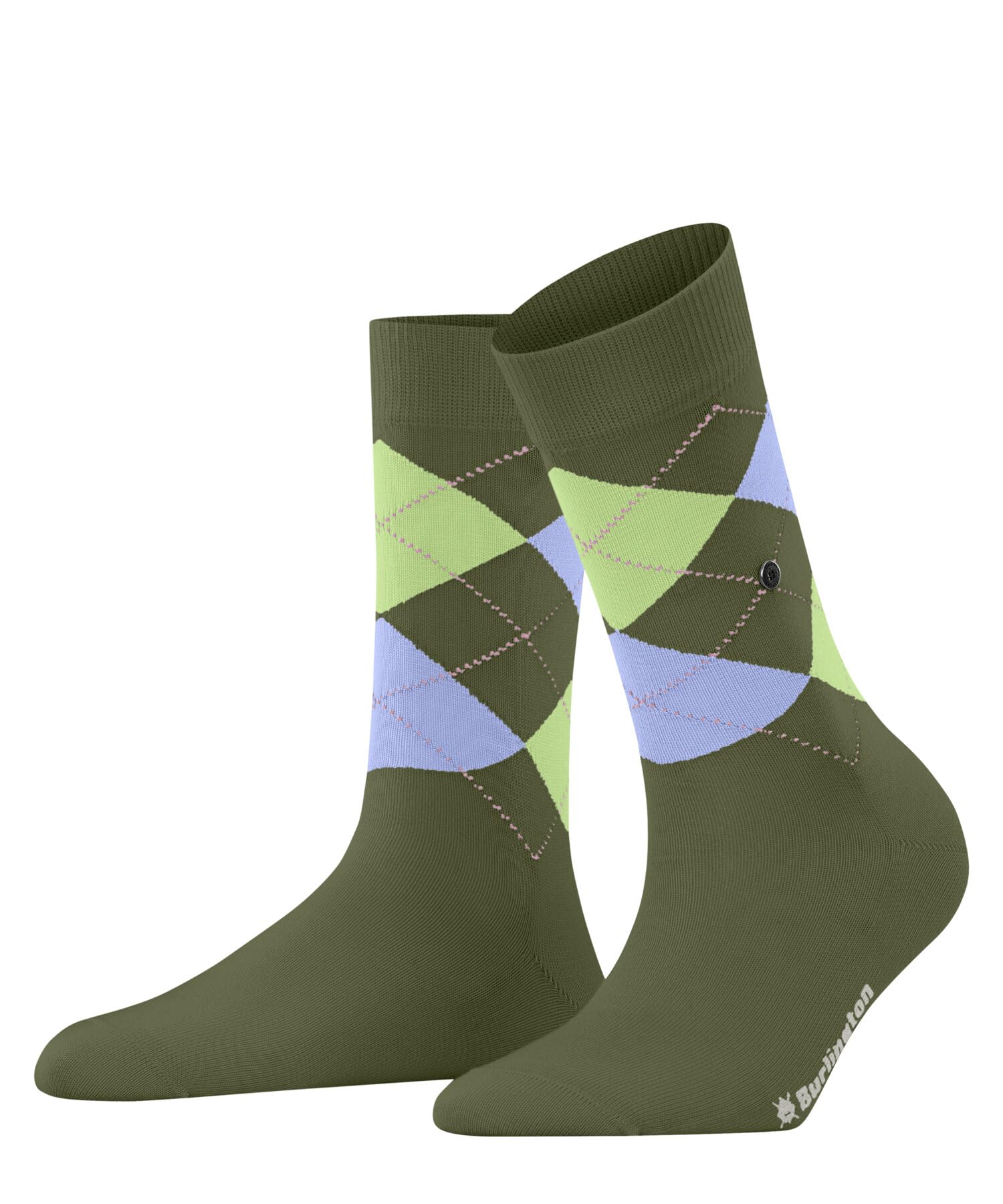 burlington-covent-garden-chaussettes-femme-vert-salvia-7472-36-41 image 1
