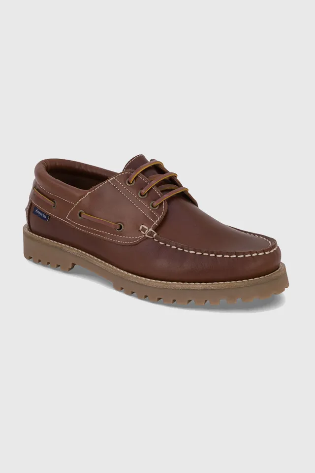 armor-lux-fr-gate-chaussures-bateau-homme-cuir-marron image 1