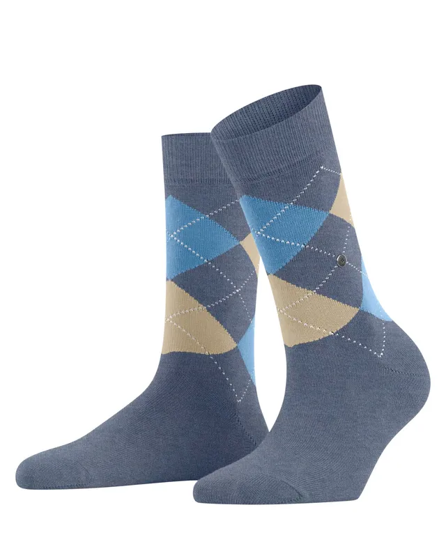 burlington-queen-chaussettes-femme-coton-fantaisie-bleu-light-jeans-6662-36-41 image 1