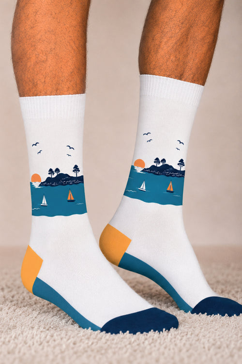 armor-lux-chaussettes-cap-coz-2026-polyamide-coton image 2