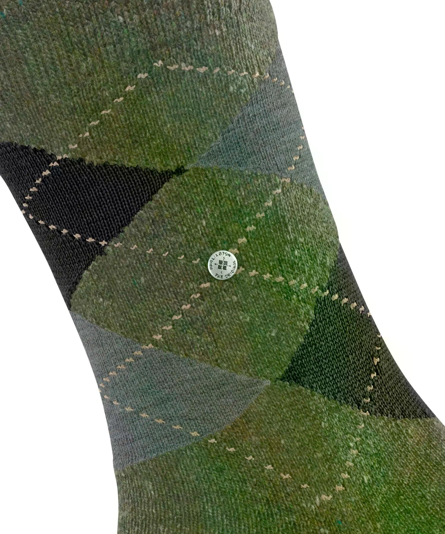burlington-dundee-m-chaussettes-homme-laine-viscose-vert-jasper-melange-7423-40- image 3