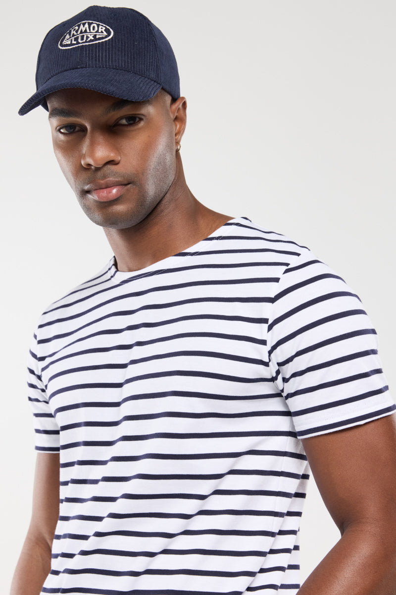 armor-lux-marini-re-homme-manches-courtes-coton-l-ger-145g-m-2 image 2