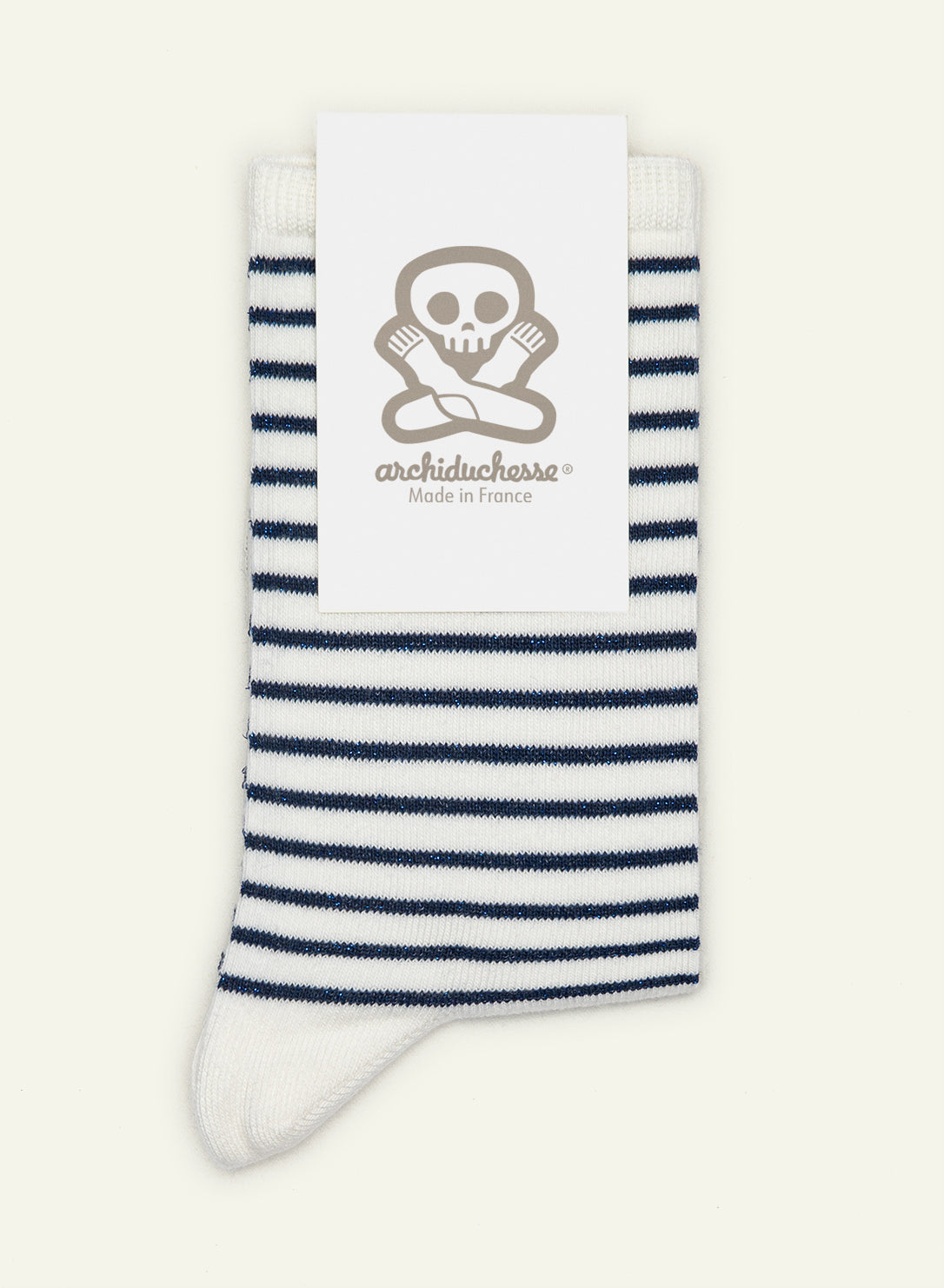 archiduchesse-belle-le-bleue-chaussettes-fantaisie-courte-lurex image 3